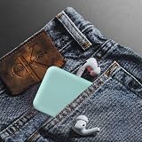Kintion Pocket Mirror 1X/3X LED Lighted 2-Sided Compact Travel Mirror Cyan view 5