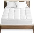 Amazon.com: Bare Home Split King Mattress Pad - Pillow Top Reversible ...