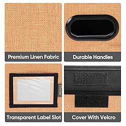BALEINE File Organizer Box with Lid, Collapsible