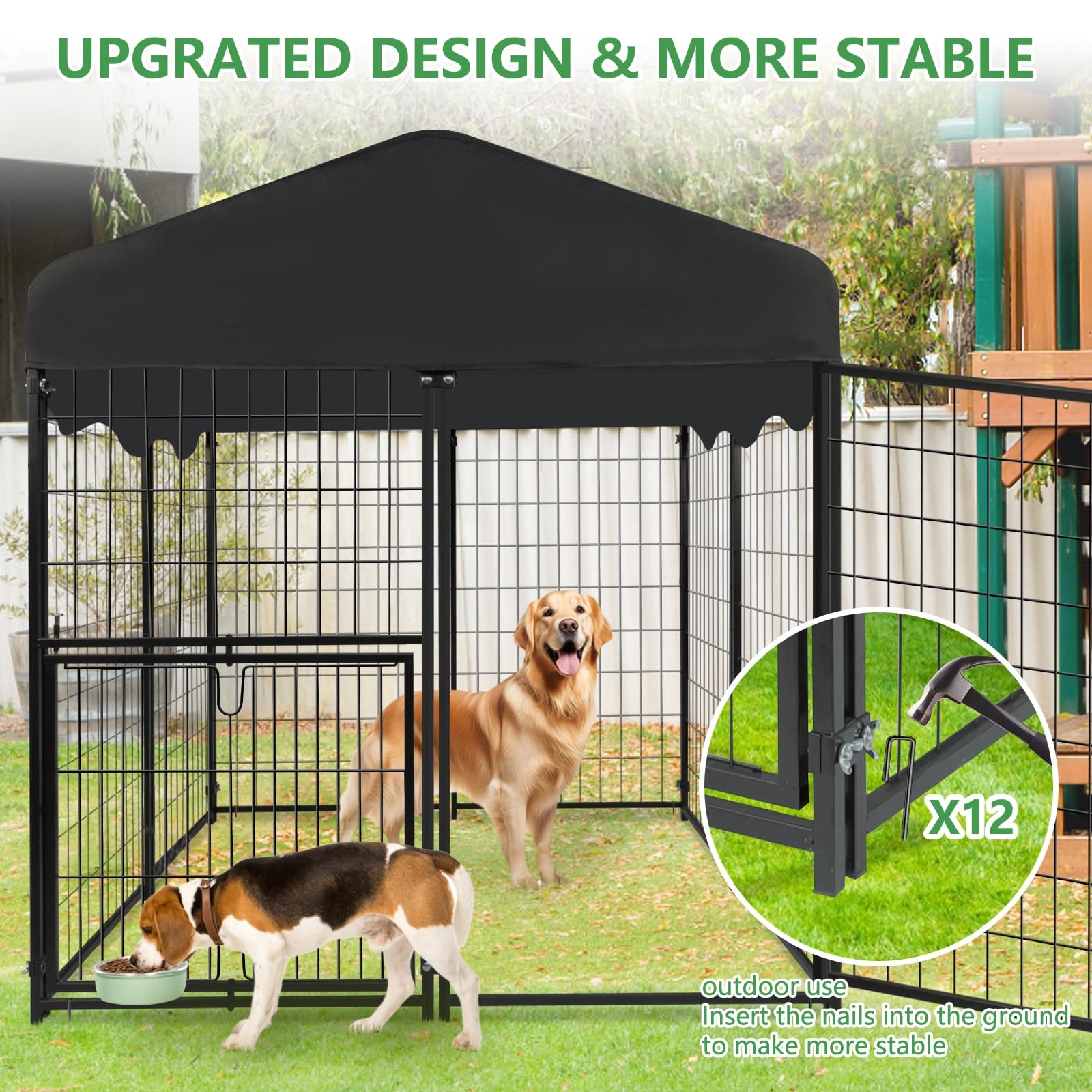 Diy Dog Run Dog Kennel Cover Ideas Large Dog Crate Outdoor Dog