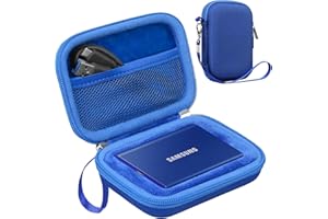 Lacdo Hard Carrying Case for Samsung T7 / T7 Touch Portable SSD, External Solid State Drives 500GB 1TB 2TB 4TB USB 3.2 Gen 2 