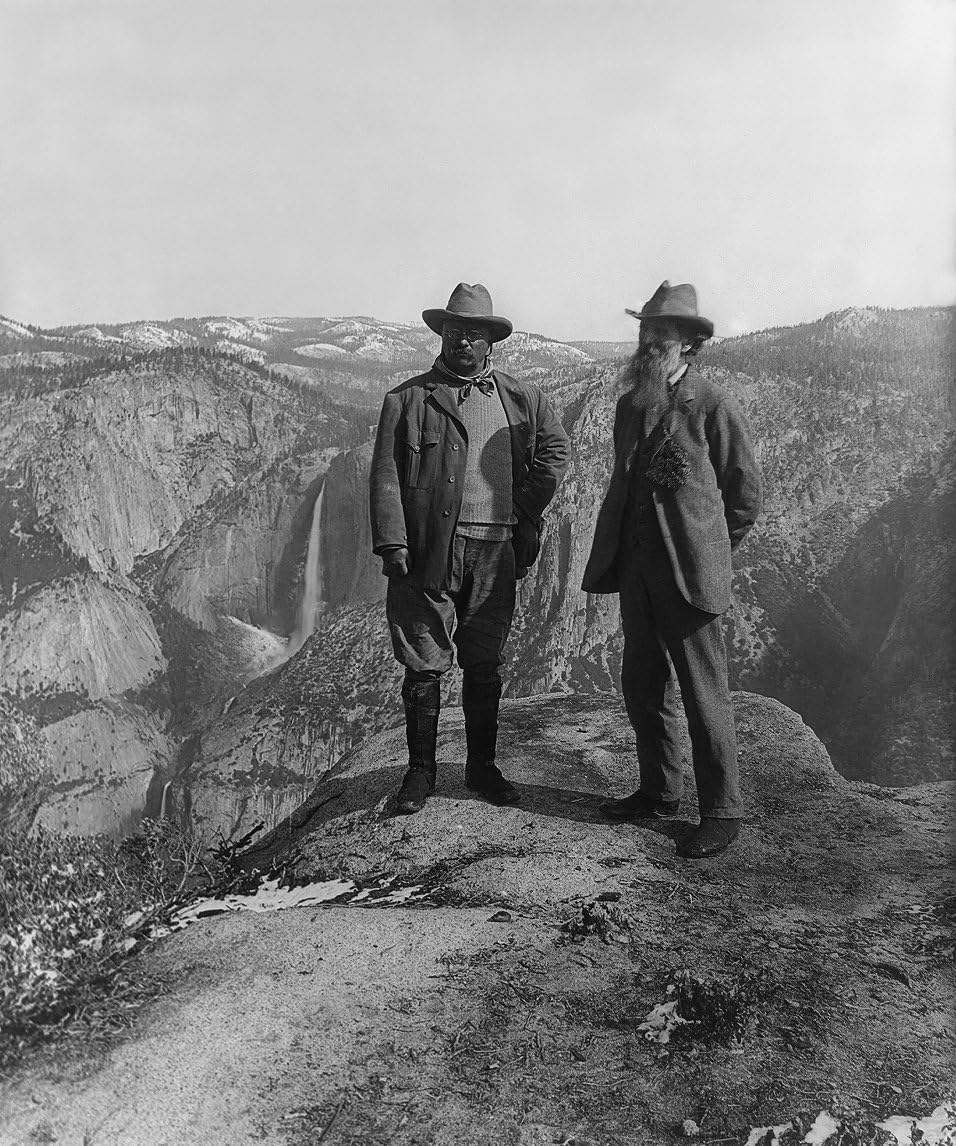 Photographs - John Muir Teddy Roosevelt Yosemite Photo Great Americans Photos 8x10