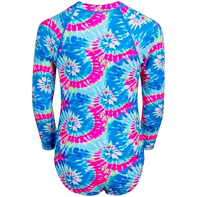 Kensie Girl Rash Guard Little Girl Big Girl One Piece Upf 50 Quick Dry Quarter Zip Swimsuit Swim Clothing Florent Dejardin Fr