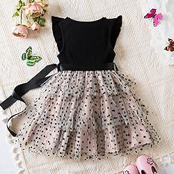 TTYAOVO Toddler Baby Dress Polka Dot Birthday