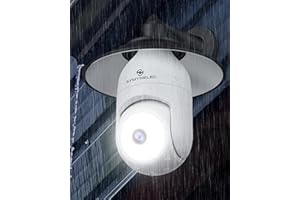 SYMYNELEC Light Bulb Security Camera: Outdoor Wireless WiFi Light Socket Security Cam 360 AI Motion Detection Auto Tracking 2