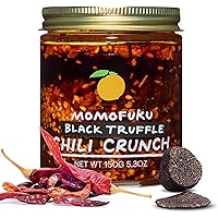Momofuku Black Truffle Chili Crunch by David Chang, (5.3 Ounces), Chili Oil with Crunchy Garlic and Shallots, Spicy Chili Cri