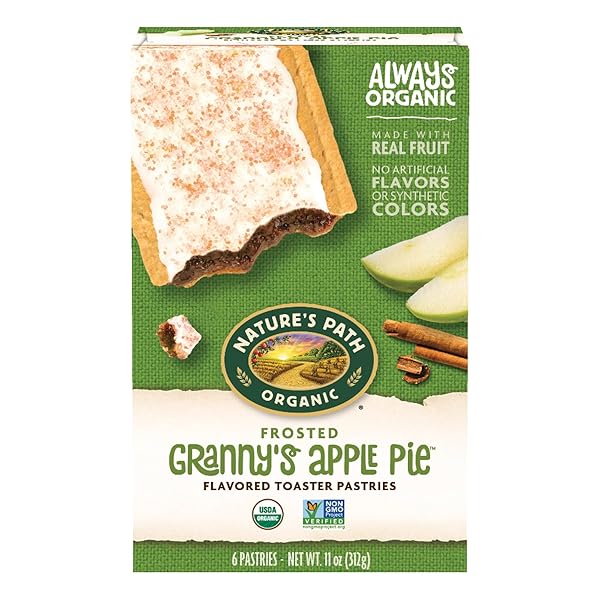 NATURE’S PATH ORGANIC FROSTED GRANNY’S APPLE PIE TOASTER...