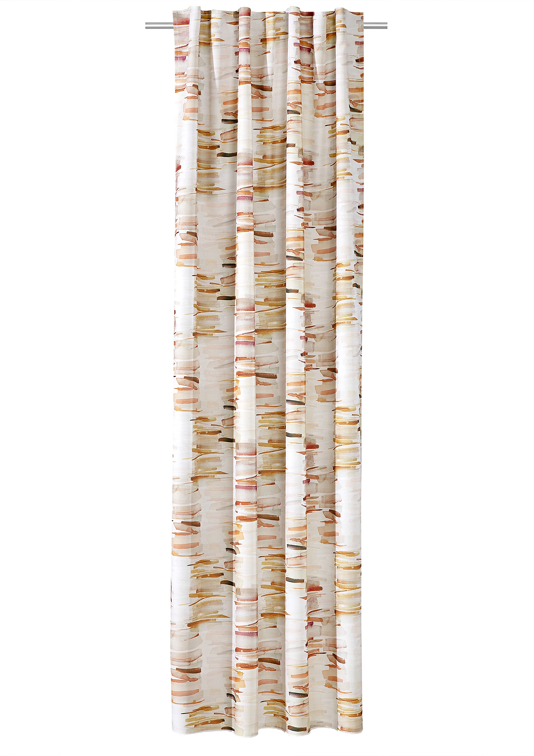 Verdi Juno Tab-Top Curtain 140 x 245 cm 1 Piece Terra Print