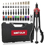 WETOLS 17" Rivet Nut Tool, Hand Rivet Tool Kit with