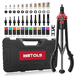 WETOLS 17" Rivet Nut Tool, Hand Rivet Tool Kit with