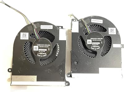 Fleshy Leaf CPU GPU Cooling Fan for Dell Alienware Area 51m R2 RTX2080 DC12V