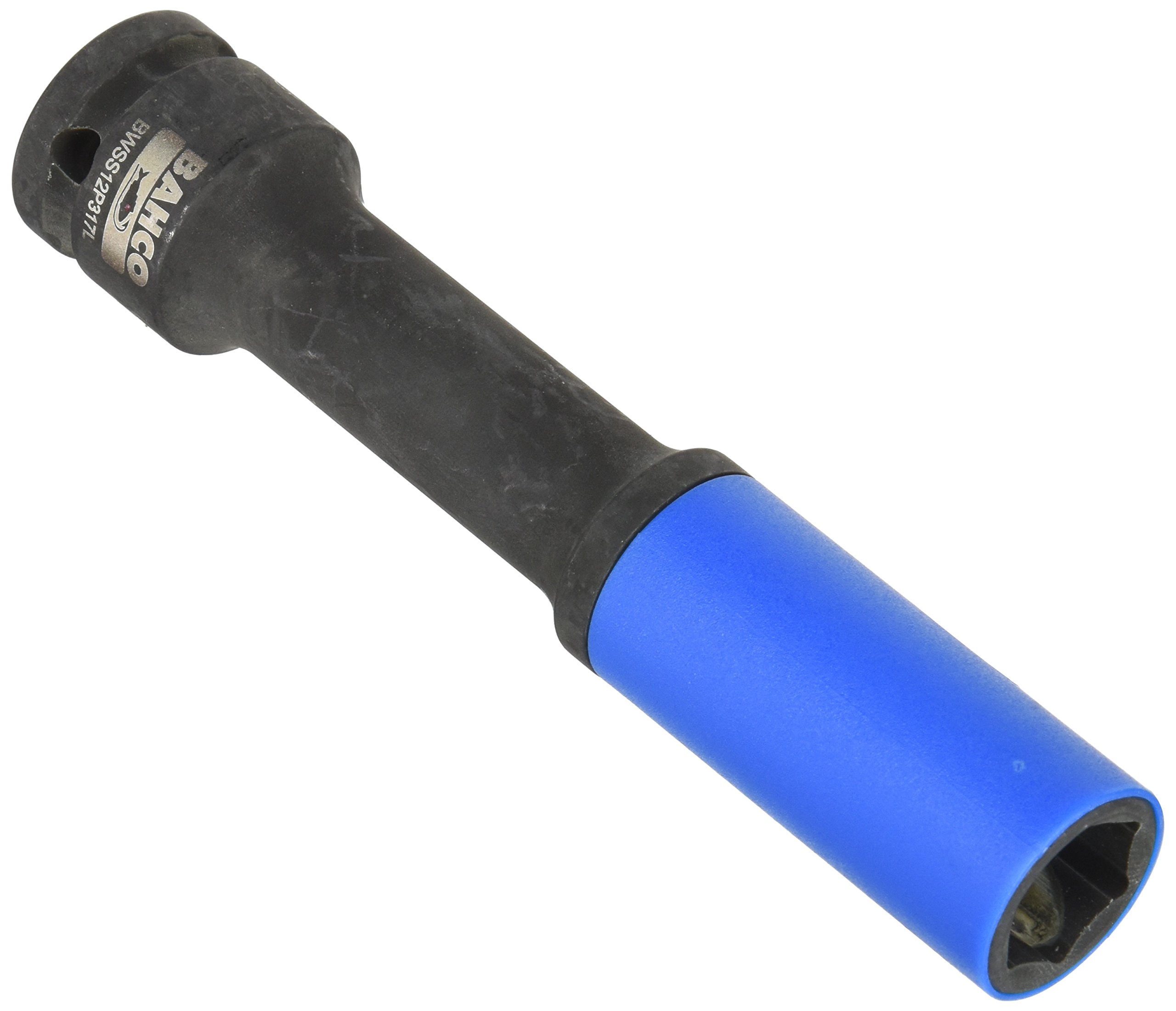 Bahco BWSS12P317L 1/2" Long Reach Impact Wheel Socket ,17mm, Blue