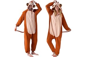 Spooktacular Creations Halloween Dalmatian Dragon Triceratop Unisex Pajama, Adult Animal Costume Halloween Costume Party