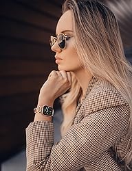 Minyee Leather Band Compatible with Apple Watch