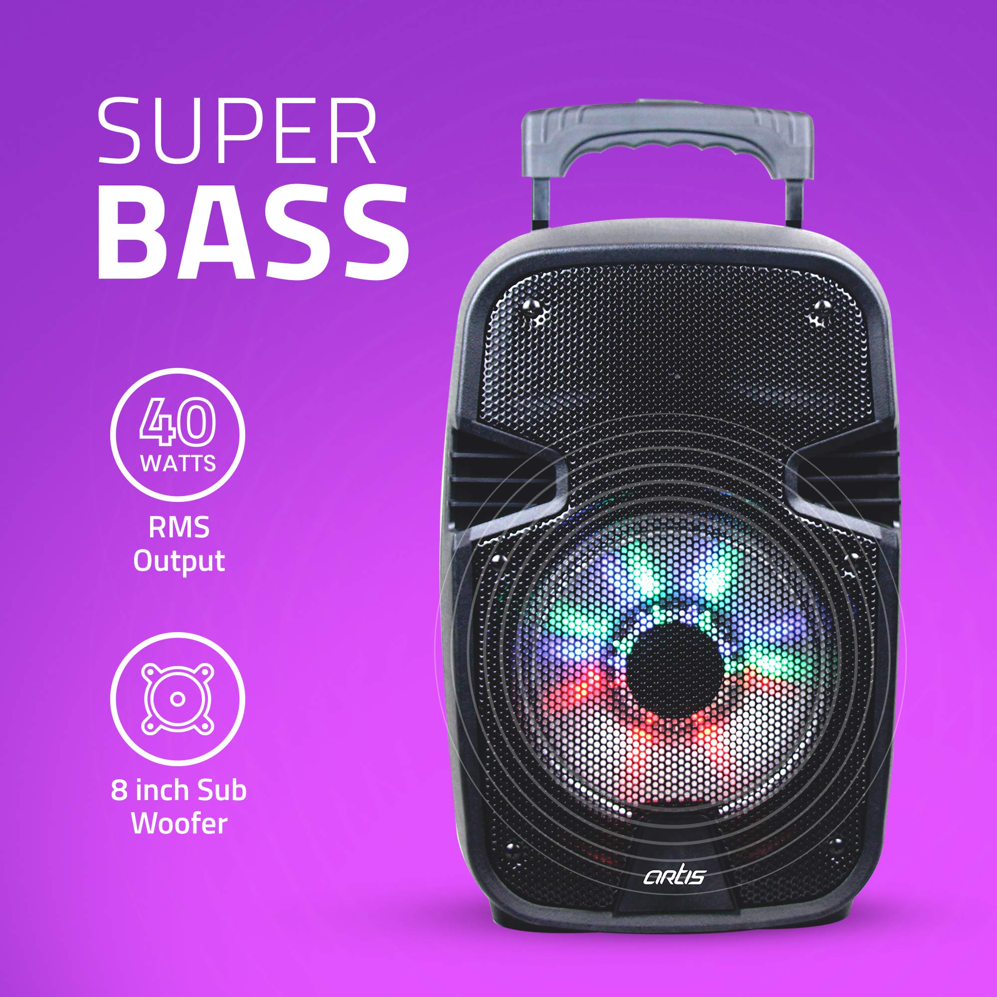 artis outdoor bluetooth speaker