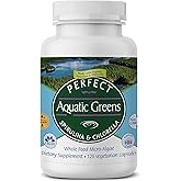 Perfect Supplements – Perfect Aquatic Greens – 120 Vegetable Capsules – Organic Spirulina and Chlorella Supplement – Nutritio
