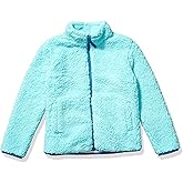 Amazon Essentials Girls and Toddlers' Sherpa Fleece Full-Zip Jacket