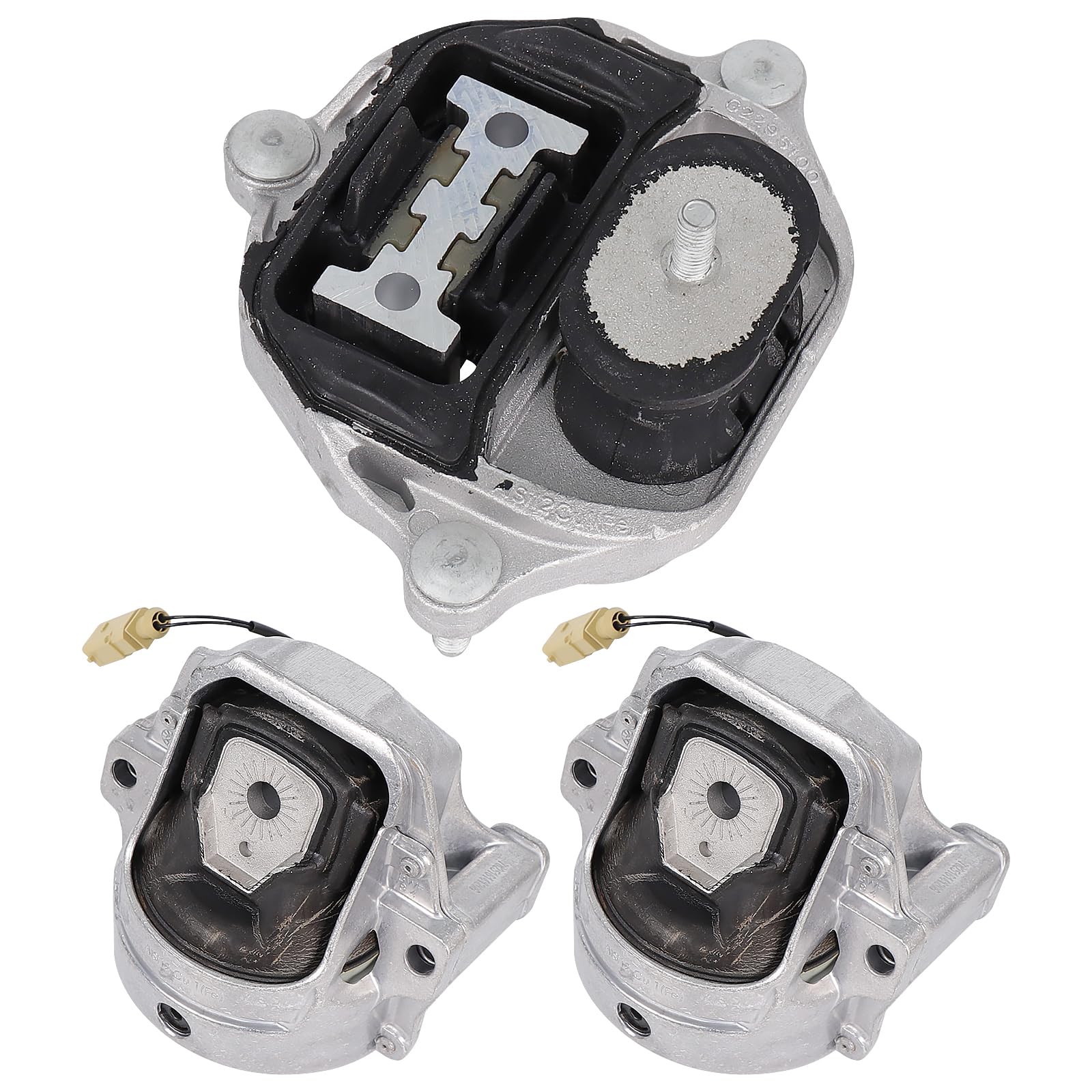 Photo 1 of Engine Motor Mounts Set - Compatible with Audi A4 2009-2012, A4 Quattro 2009-2016, A5 2010-2012, A5 Quattro 2008-2009/2013-2017, 2.0L 3.2L, Replace# A6991HY A6991HY A4920, Set of 3