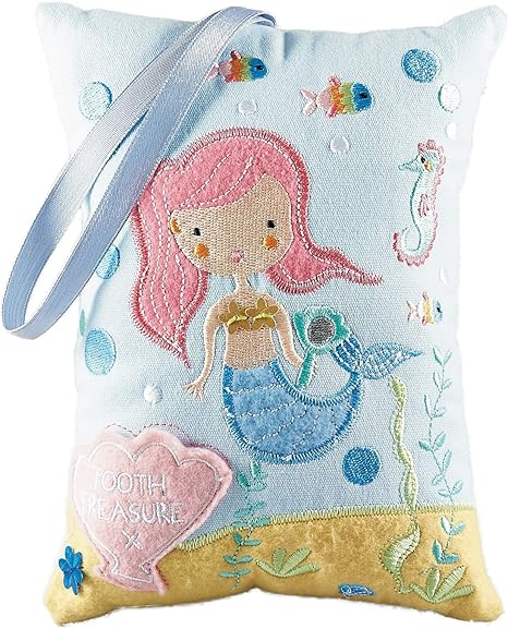 Amazon Com Floss Rock Tooth Fairy Pillow Mermaid Toys Games