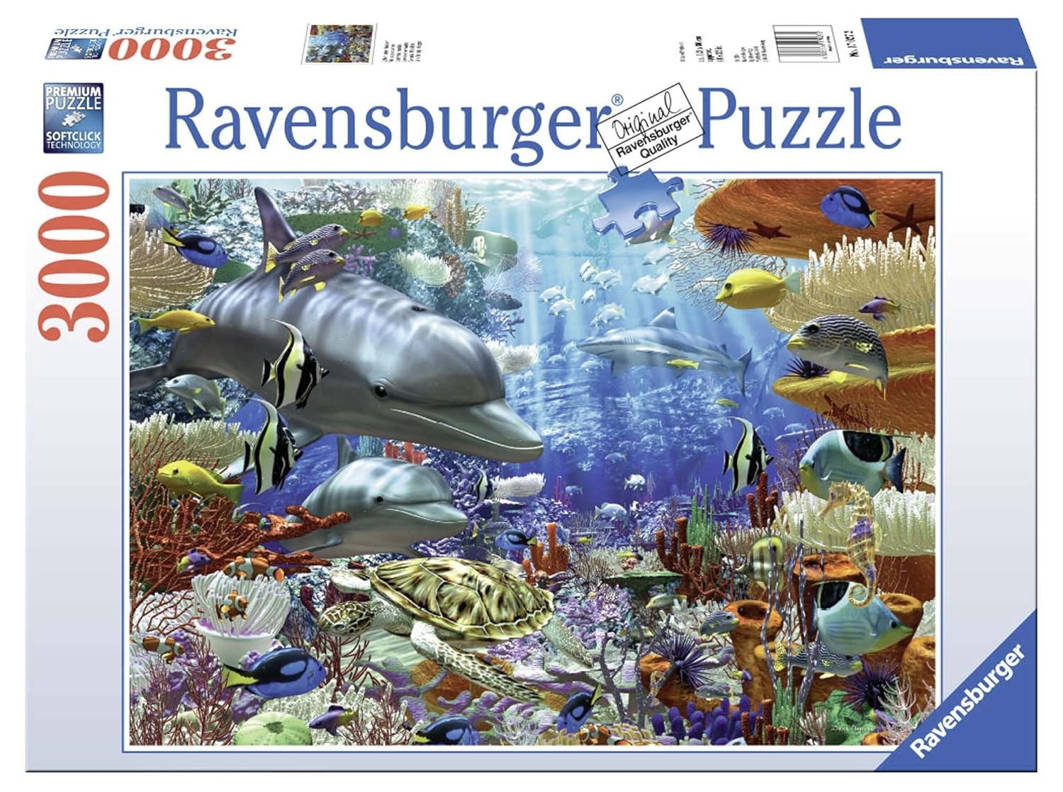 Ravensburger Oceanic Wonders 3000 Piece Jigsaw Puzzle for Adults – Softclick Technology Means Pieces Fit Together Perfectly