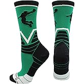 MadSportsStuff Victory Basketball Socks with Player in crew length