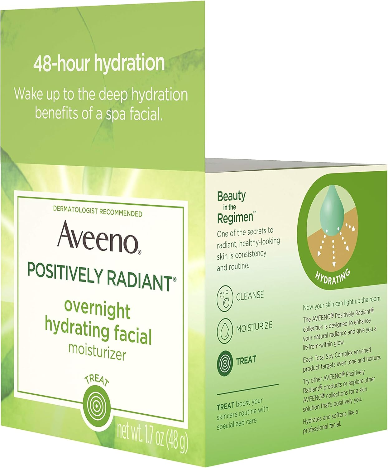aveeno positively radiant overnight