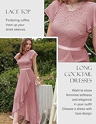 BeryLove Prom Dresses for Women Wedding Guest