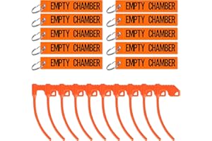 Boosteady Chamber Safety Flag for Rifle Handgun Shotgun with Bonus Bright Yellow Key Chain Tags - Universal Gun Accessories 6