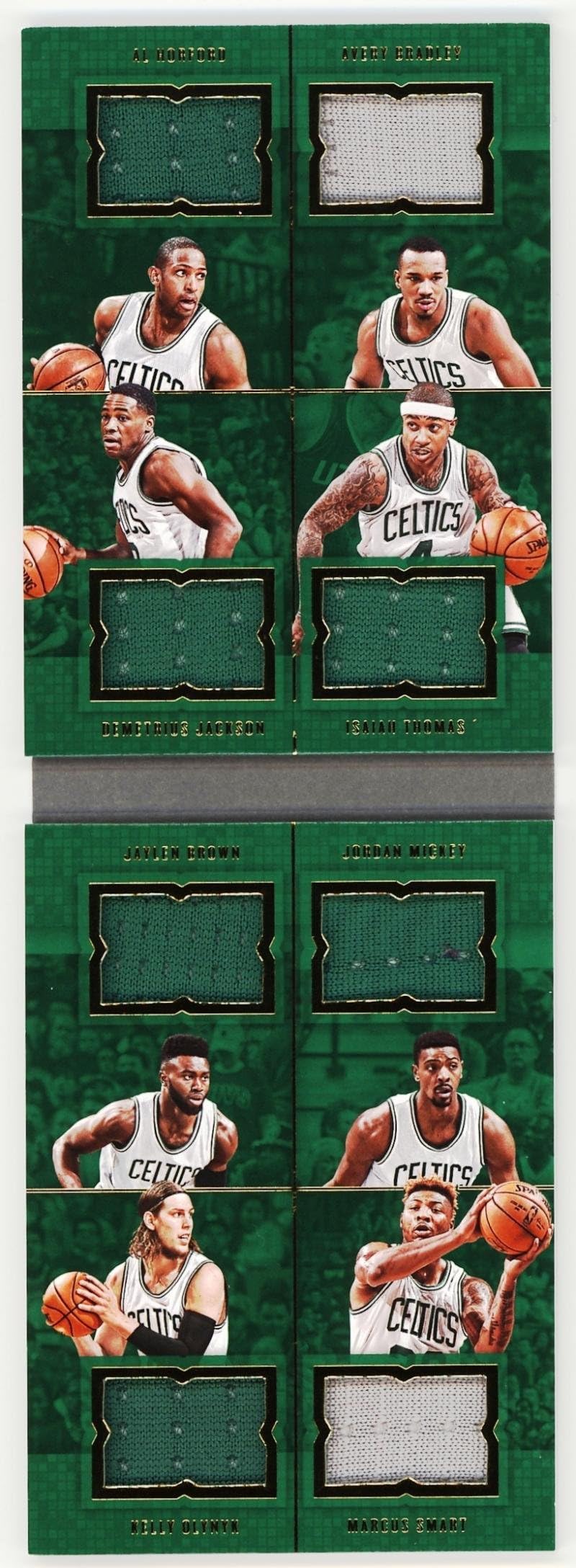 Horford/Bradley/Jackson/Thomas/Brown/Mickey/Olynyk/Smart 2016-17 Panini Preferred Crazy Eights JSY #6#93/149 Celtics Basketball NBA