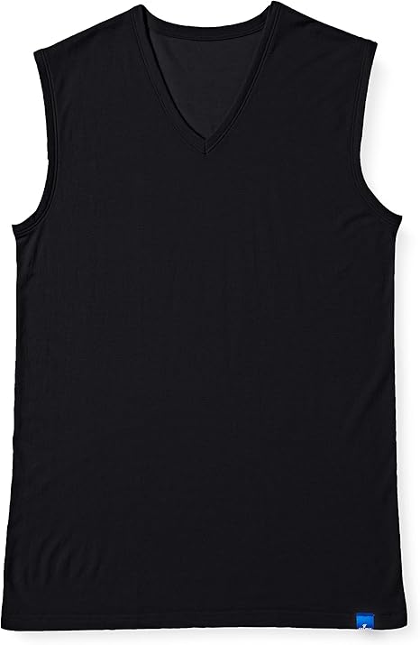 Amazon グンゼ インナーシャツ クールマジック 鹿の子 吸汗速乾 消臭 Vネックスリーブレス Mc2518 メンズ インナーシャツ 通販