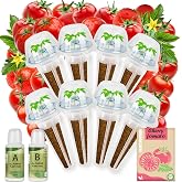 Herblink Tiny Tim Cherry Tomato Seed Pod Kit, 8-Pods Hydroponic Refill Pack, Compatible with AeroGarden and All Indoor Gardens, Includes Grow Sponges, Plant Food, Grow Anything Seed Pod Kit, 8-POD