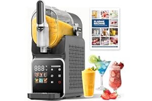 RYROT Slushie Machine, Frozen Drink Machine & Slushy Maker with Touchscreen, No Ice Needed, 6 Modes, Snow Flake Adjustment, Auto Clean, Gifts for Kitchen, Make Margaritas, Frappés, Milk Shake and More