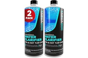 MAV AquaDoc Spa Clarifier & Hot Tub Clarifier for Fast Acting Cloudy Water Treatment - The Spa Clarifier Hot Tub Owners Love - 32 oz (2-Pack)