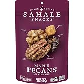 Sahale Snacks Maple Pecans Glazed Mix, 4 oz Pouches (6 Packs) Dry-Roasted, Deluxe Mixed Nuts with Cherries, Apples, Maple, and Cinnamon - Non-GMO, Kosher, and Certified Gluten-Free Snacks