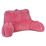 Klear Vu Shaggy Bed Rest Back Support Pillow for