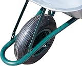 Neo Wheelbarrow 85L Galvanised Steel Tray Pneumatic Tyre Silver view 8