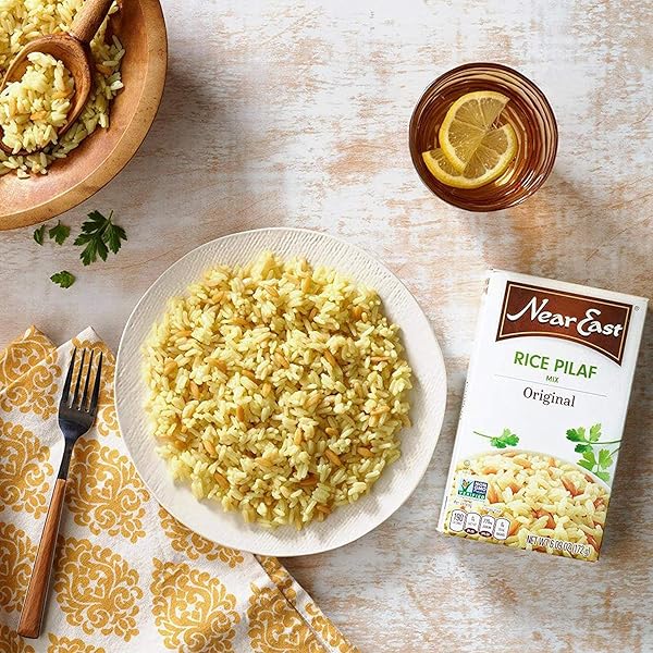 NEAR EAST QUAKER RICE PILAF MIX, ORIGINAL, 18.2 OUNCE (PACK OF 3 BOXES)
