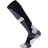 Compression Ski Socks Merino Wool – Thermal Warm Socks for Skiing, Snowboarding, OTC