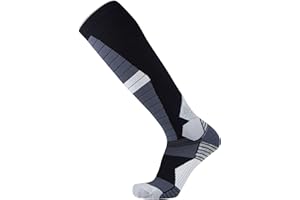PURE COMPRESSION Compression Ski Socks Merino Wool – Thermal Warm Socks for Skiing, Snowboarding, OTC
