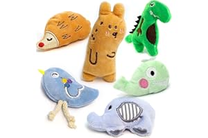 AZOFFYIU Cat Toys, Interactive Cat Toy for Indoor Cats, Soft and Durable Crinkle Sound Catnip Toys, Catnip Filled Mouse Cat T