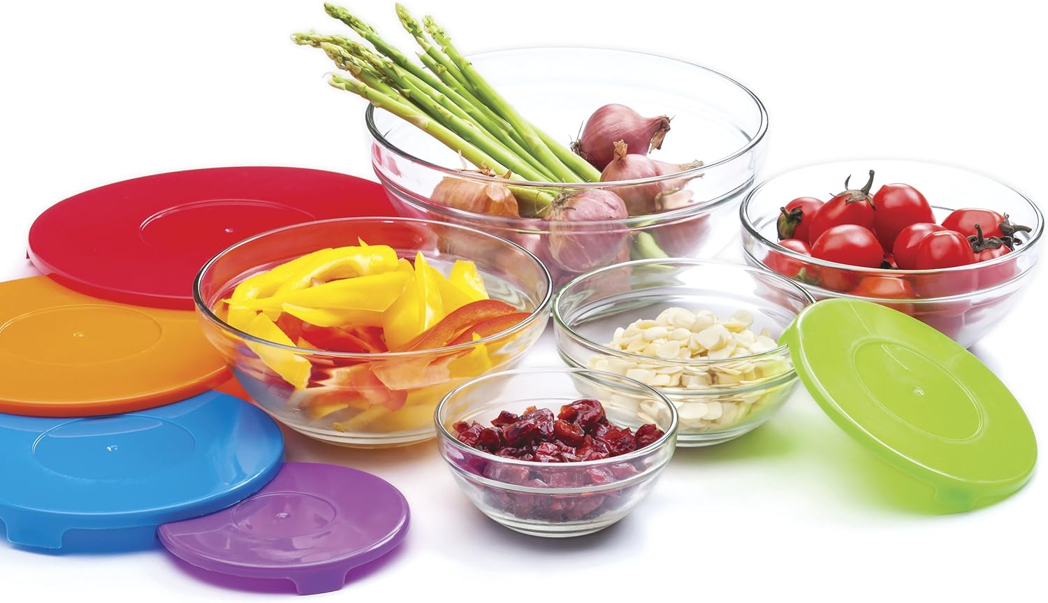 10 PCS GLASS BOWL SET Kitchen & Dining