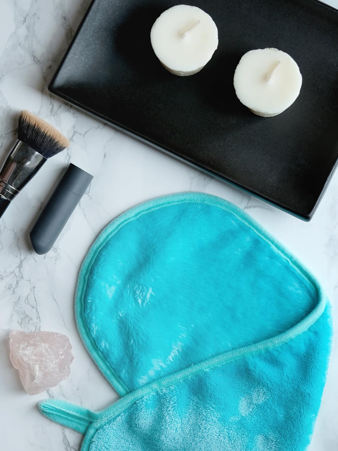 RAINBOW ROVERS Set of 3 Makeup Remover Cloths | Reusable & Ultra-fine Makeup Towels | Suitable for All Skin Types | Removes Makeup with Water | Free Bonus Waterproof Travel Bag | Unicorn : Beauty