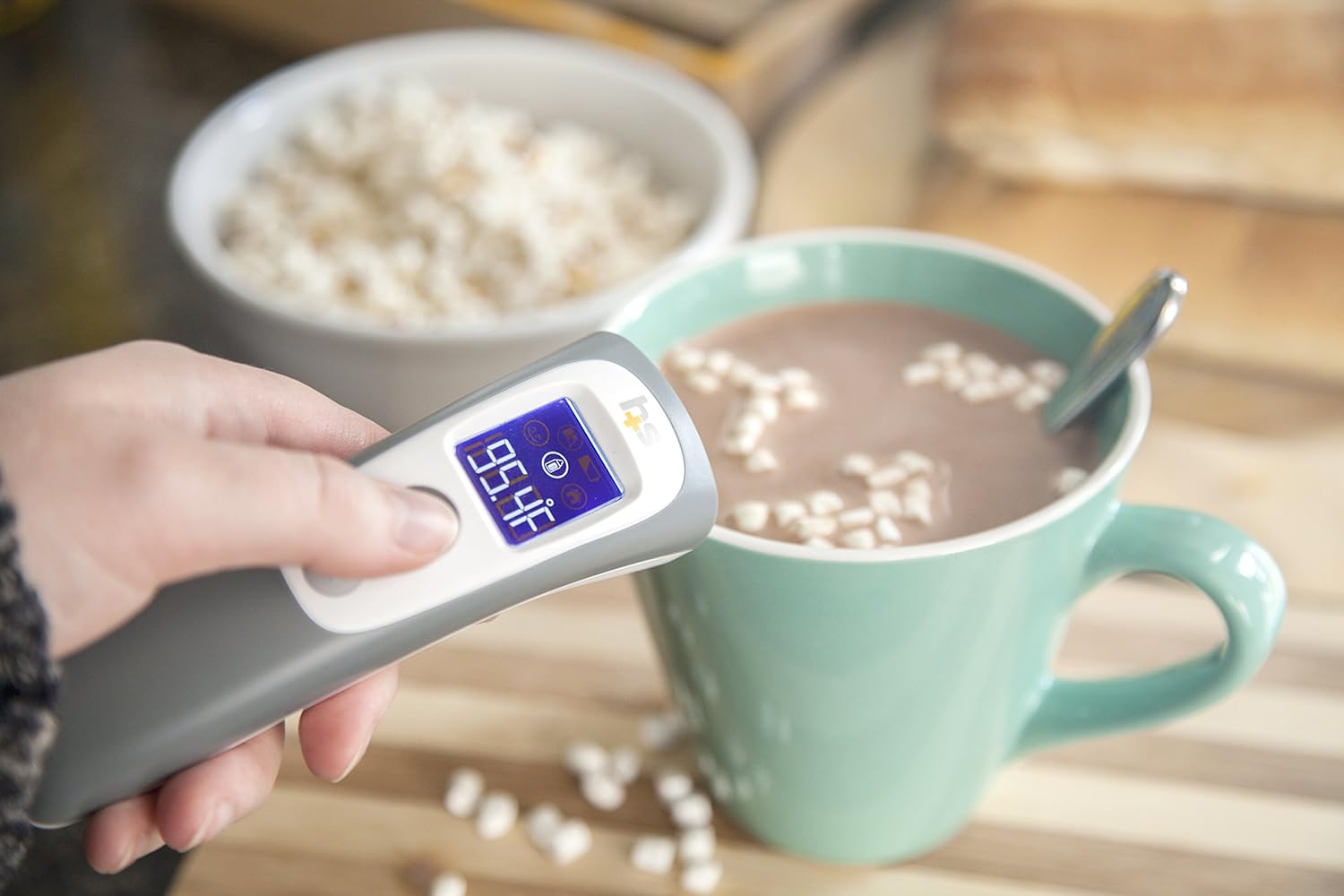 HealthSmart Digital Temporal Thermometer with No Contact Infrared Technology ideal for Babies, Children or Adults with Modes to also Test Temperature of Objects or Air with Alarm and Memory Function: Health & Personal Care