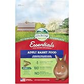 Oxbow Essentials Adult Rabbit Food, Timothy Hay Rabbit Pellets, USA, 10 lb | Bunny Food for Adult Rabbits, Made with High Fiber Oxbow Hay, Vitamins &amp; Minerals, Uniform, Prevents Selective Feeding