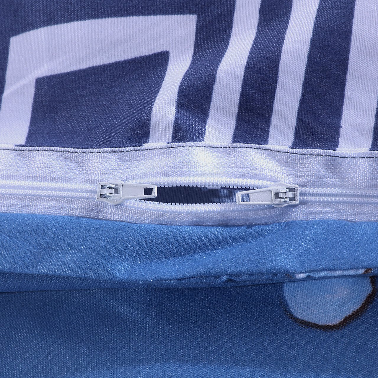 Melody House Hotel Quality Microfiber Reversible Duvet Cover Set Full/Queen 3 Piece Includes 2 Pillow Shams