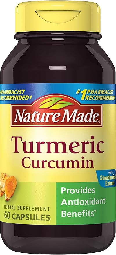 Nature Made - Curcumin de la cúrcuma - 60 cápsulas