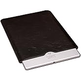 Dockem Executive Sleeve for iPad 9, 8, 7 (2021, 2020 & 2019), Air 3 (2019), Pro 10.5 (2017): Premium Synthetic/Vegan Leather w/Soft Microfiber Liner: Slim, Simple, Slip-on Tablet Case [Dark Brown]