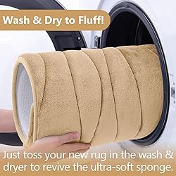 Buganda Memory Foam Bathroom Rug Mat 30x20, Extra