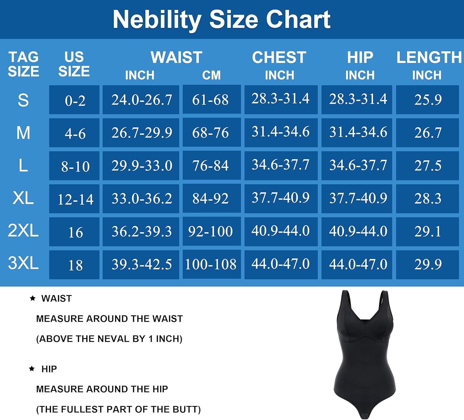Nebility Women Waist Trainer Shapewear Slim Body Shaper Sexy Deep V Neck Thong Bodysuit Tummy Control Jumpsuit Tops at  Women’s Clothing store