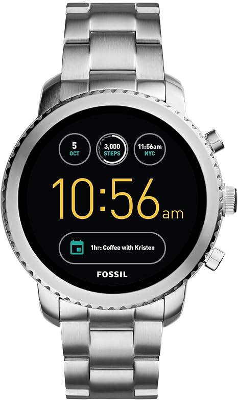 Fossil Reloj Hombre de Digital con Correa en Acero Inoxidable ...